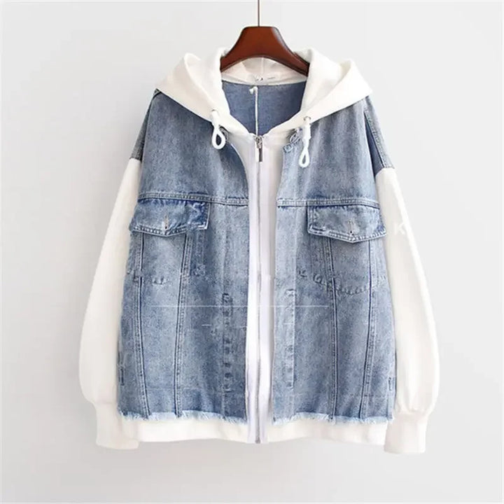 Elara Denim Hoodie