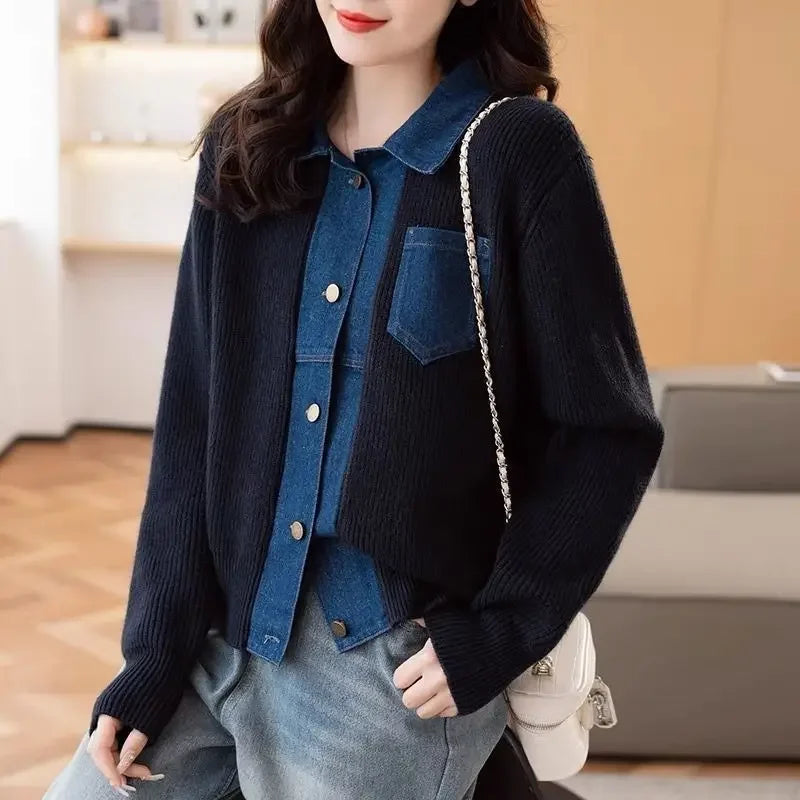 Noelle Denim Cardigan